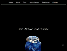 Tablet Screenshot of andrewconsoli.com